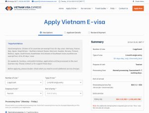 Vietnam E-visa service