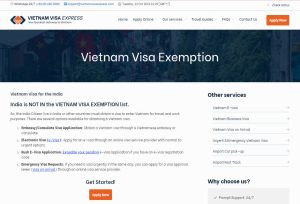 Vietnam Visa Express - reputable agency to obtain Vietnam Visa for Indians