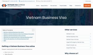 Vietnam Business Visa service