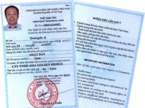 Declare temporary residence on vietnam portal on immigration