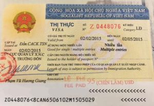 working visa to Vietnam (LD)