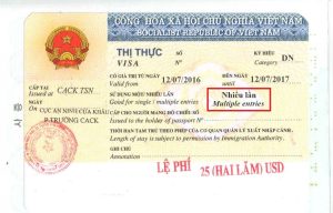 multiple entry visa vietnam 