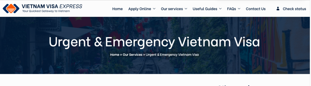 VistnamVisaExpress.com - Emergency Visa