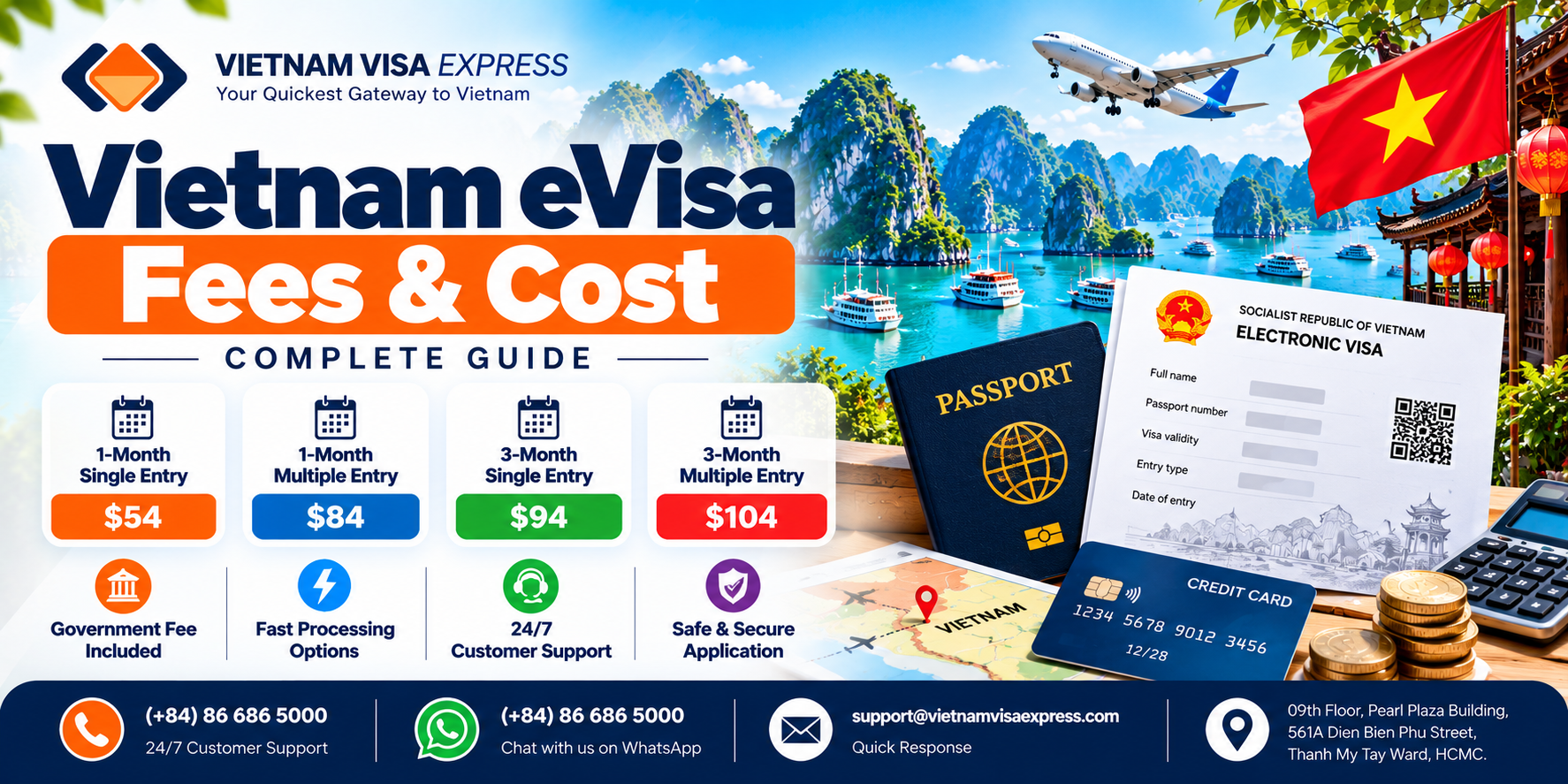 Vietnam eVisa Fees