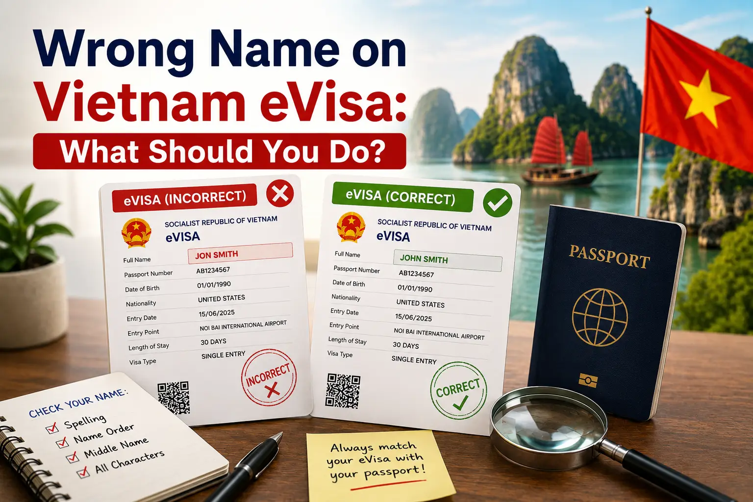 Fix Vietnam eVisa Errors