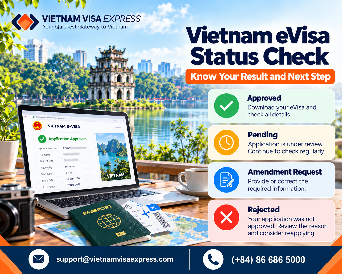 How to Check Vietnam eVisa Status