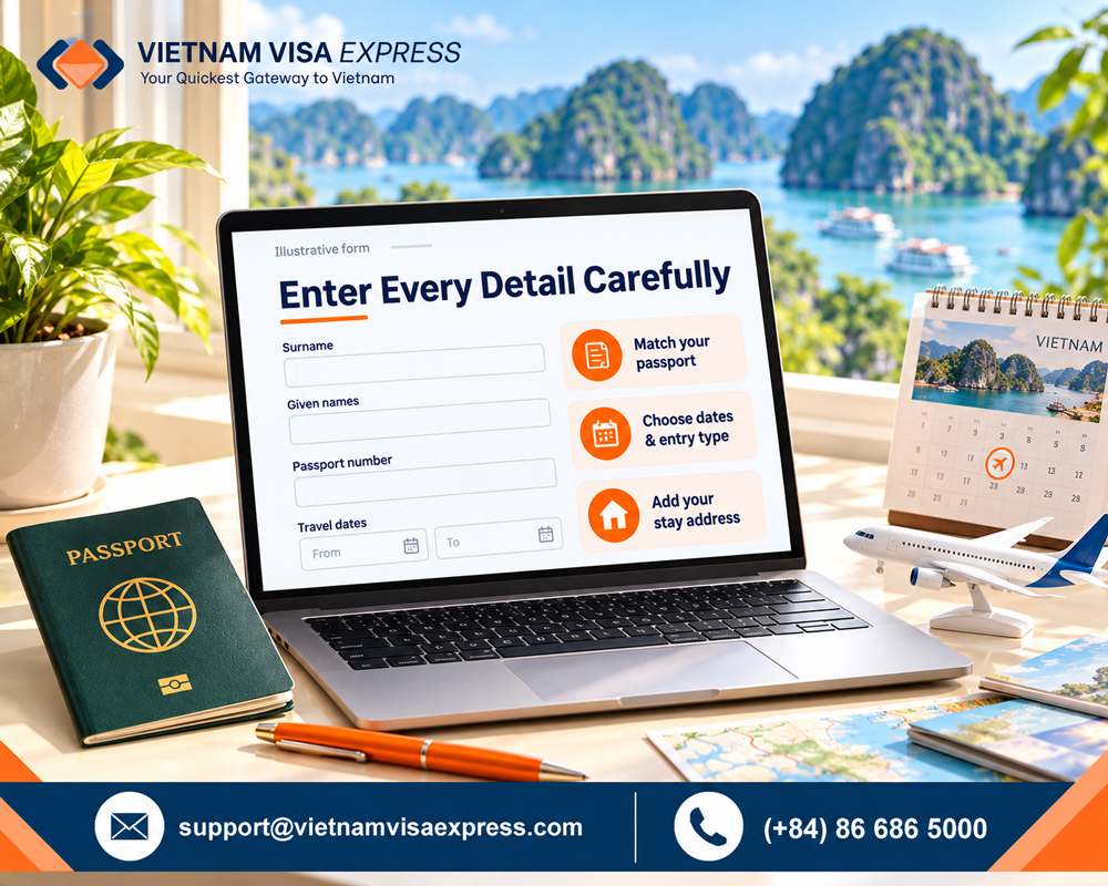 How to Fill Out Vietnam e-Visa